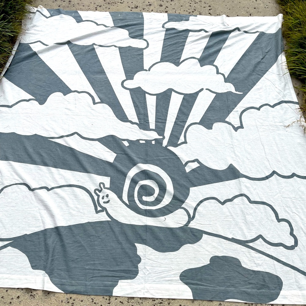 New🌟Urban Outfitters Snail 🐌 Shower Curtain